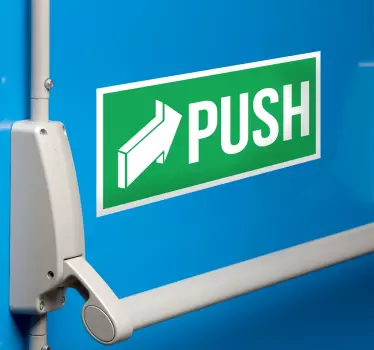 Naklejki Push & Pull - TenStickers
