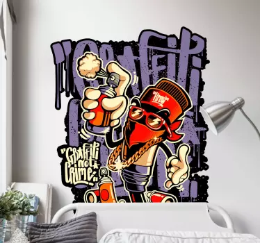 Naklejki zestaw Sztuka uliczna graffiti - TenStickers