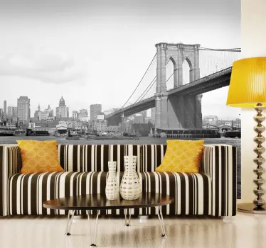 Naklekja dekoracyjna Brooklyn Bridge NY - TenStickers