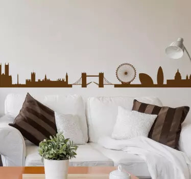 Naklekja na ścianę panorama Londyn - TenStickers