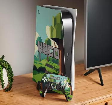 Naklejka na ps5 gra wideo na konsole - TenStickers
