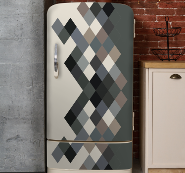 Okleina na lodówkę Odcienie kolorów bloki kolorów - TenStickers
