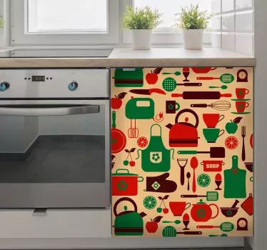 Okleina na meble naczynia i sztućce - TenStickers