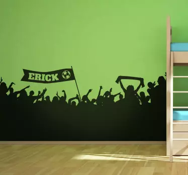 Personalizowana Naklejka dla Fana Footballu - TenStickers