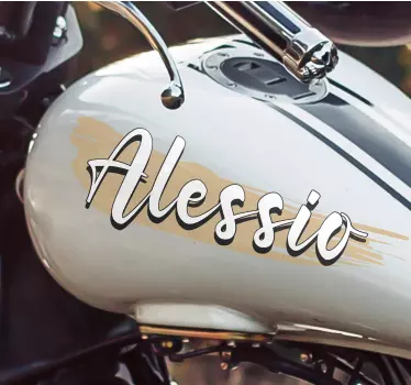 Artystyczna nazwa i malowanie naklejka na motocykl - TenStickers
