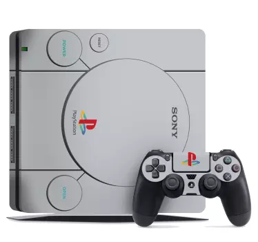Ps4 retro playstation skóry 1 - TenStickers