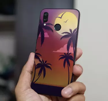 Skórka na telefon Huawei Zachód z lat 70. - TenStickers