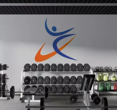 Sportowa naklejka dekoracyjna - TenStickers