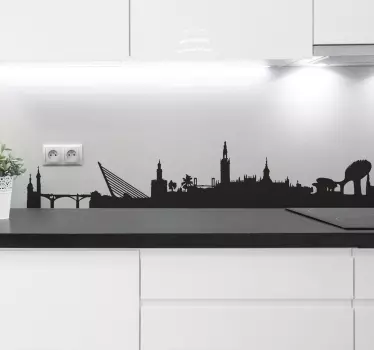 Sevilla Naklejka na ścianę - TenStickers