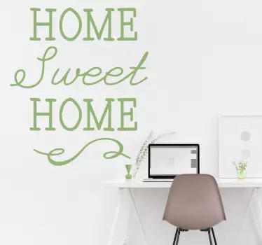 Naklejka dekoracyjna Home sweet Home - TenStickers