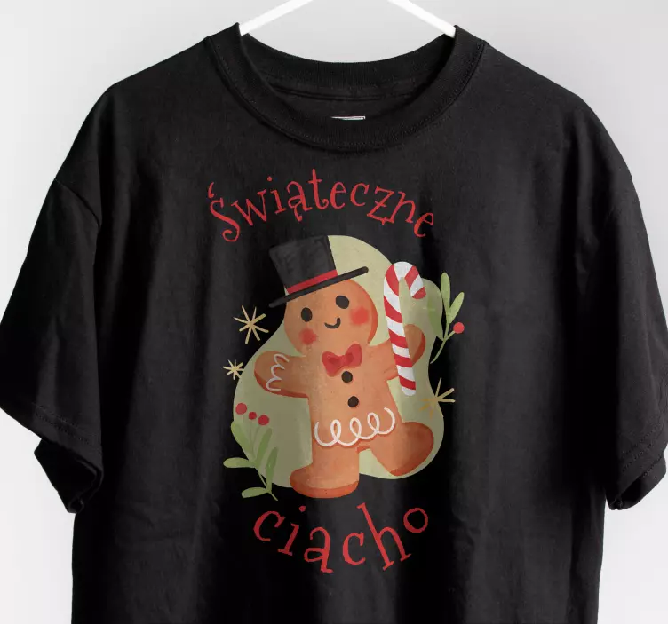 Koszulka świąteczna  ciacho dla mężczyzn - TenStickers