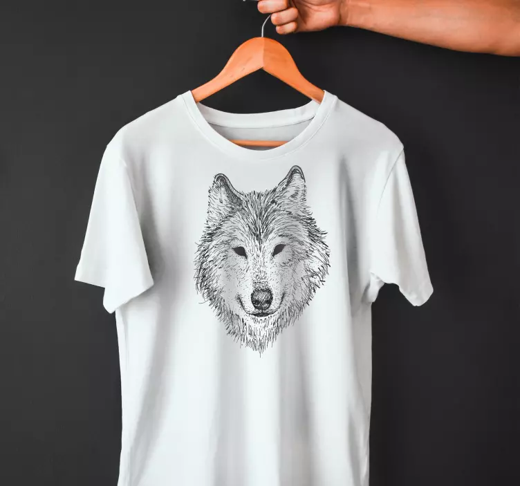 Koszulka Wilk europejski - TenStickers