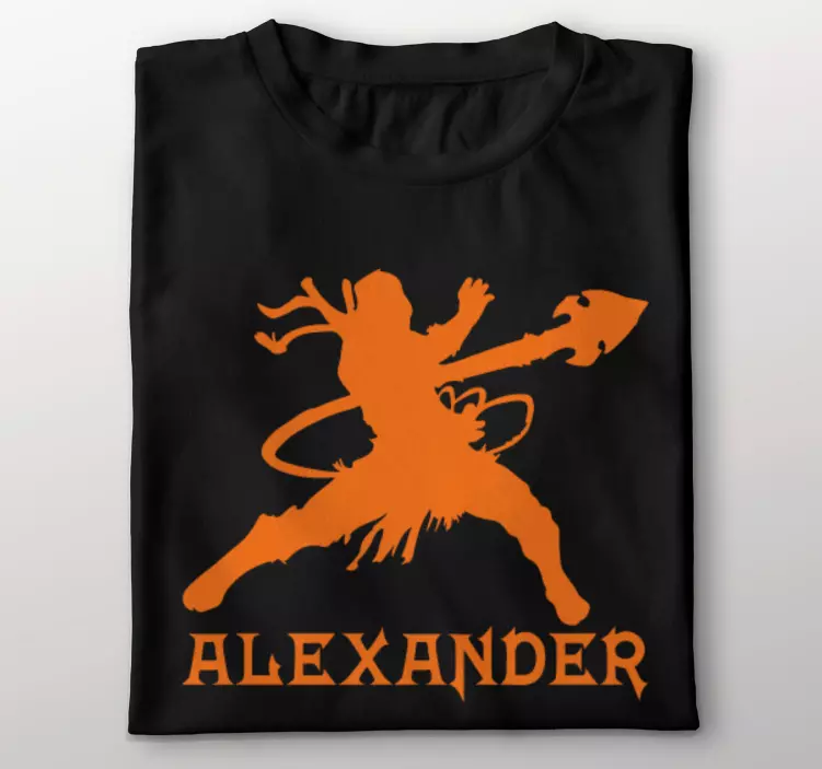 Koszulka wojownik z imieniem - TenStickers