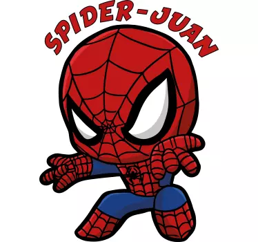 Koszulka dziecięca spider-man z imieniem - TenStickers