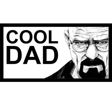 Koszulka cool tata Heisenberg Breaking Bad - TenStickers