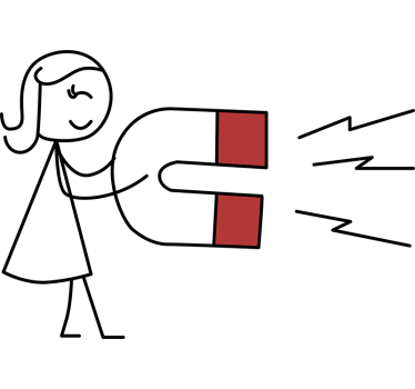 Koszulki dla par z magnesem i sercem - TenStickers