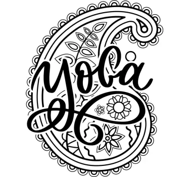 Koszulka we wzór paisley arabska - TenStickers