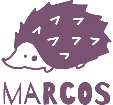 Koszulka dla mamy i córki z uroczym jeżem - TenStickers