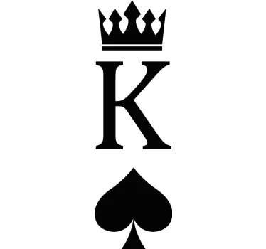 T-shirty z Królem i Królową z kart koszulki dla par - TenStickers