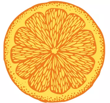 Męska koszulka t-shirt z Plasterkiem Pomarańczy - TenStickers