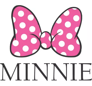Koszulka dla mamy i córki z kokardkami minnie - TenStickers