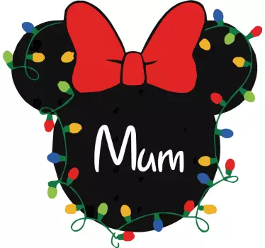 Koszulka świąteczna Disney świątecznej rodziny - TenStickers