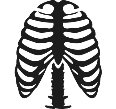 T-shirt ze szkieletem na Halloween - TenStickers