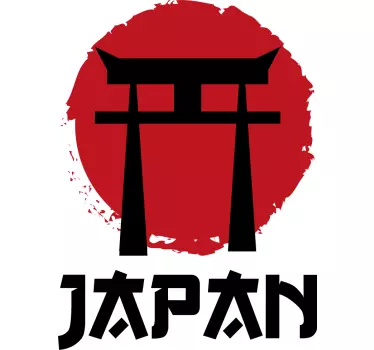 Koszulka z symbolem torii z japonii - TenStickers