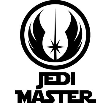 Koszulka dla taty i syna Mistrz jedi - TenStickers