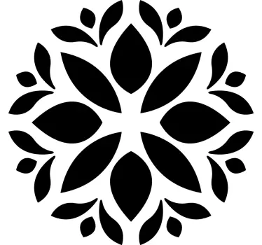Koszulka Prosta sylwetka kwiatu - TenStickers