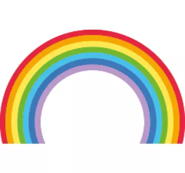 Koszulka dla niemowląt w jasny tęczowy wzór - TenStickers