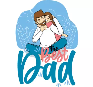 Koszulka dla taty i syna najlepszy tata na Świecie - TenStickers