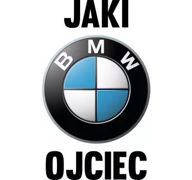 Koszulka dla taty i syna Mbw jak ojciec jak syn - TenStickers