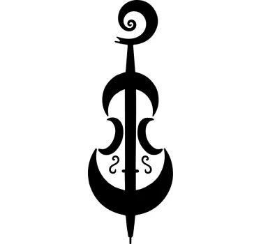 Koszulka z symbolem instrumentu muzycznego - TenStickers