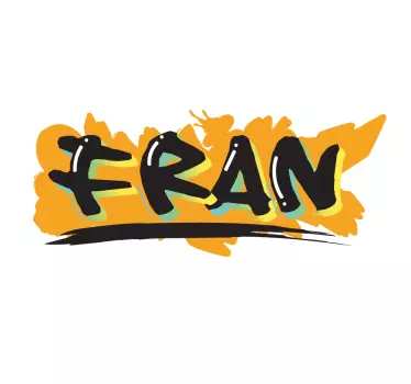 Personalizowana koszulka młody styl graffiti - TenStickers