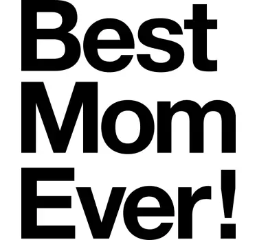 Koszulka dzień mamy Camiseta la mejor madre del mundo - TenStickers
