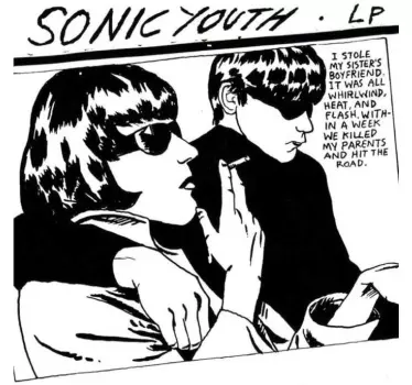 Koszulka sonic youth w stylu vintage - TenStickers