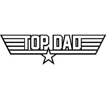 Koszulka dzień ojca top - TenStickers