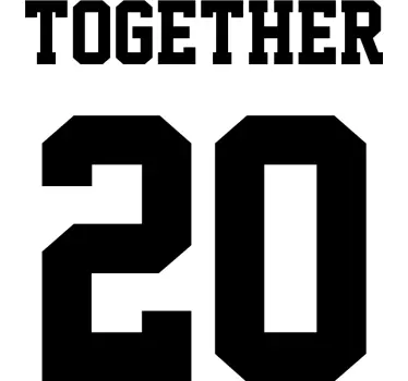 Koszulki dla par razem od 16 lat - TenStickers