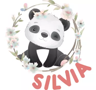 Koszulka dla niemowląt urocza panda - TenStickers