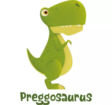 Koszulka dla mamy i córki z uroczym dinozaurem - TenStickers