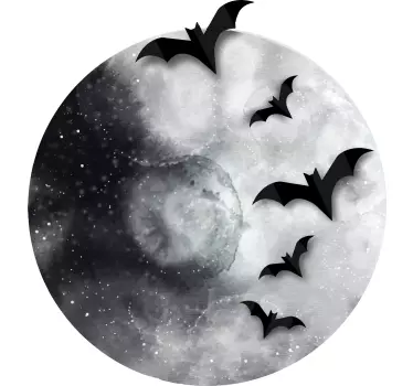 Koszulka na halloween księżycowy - TenStickers