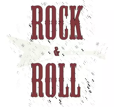 Koszulka w stylu rock and roll - TenStickers