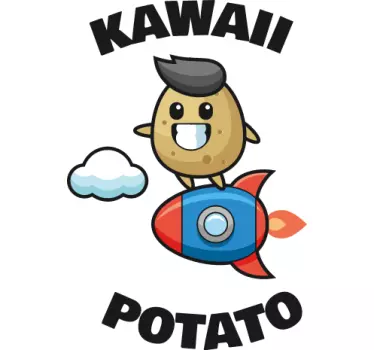 Koszulka dla niemowląt kawaii ziemniaczana przygoda - TenStickers
