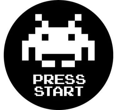 Koszulka piksel naciśnij start - TenStickers