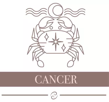 Koszulka znak zodiaku rak krab - TenStickers