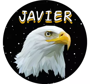 Personalizowana koszulka z głową orła javier - TenStickers