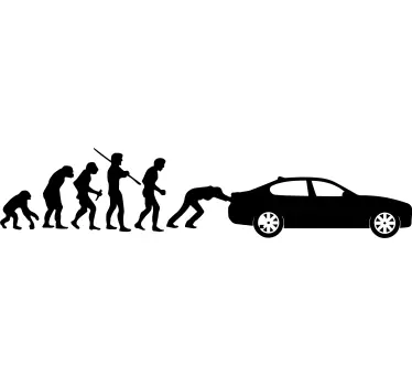 Koszulka ewolucja człowieka - TenStickers