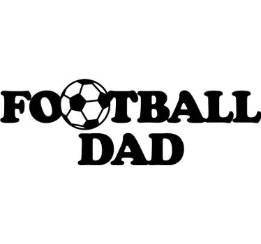 Koszulka dla taty i syna Ojciec futbolu - TenStickers