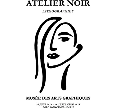 Koszulka Atelier noir - TenStickers